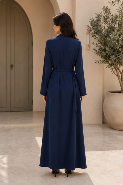 Elegant summer abaya in soft Korean Nada fabric
