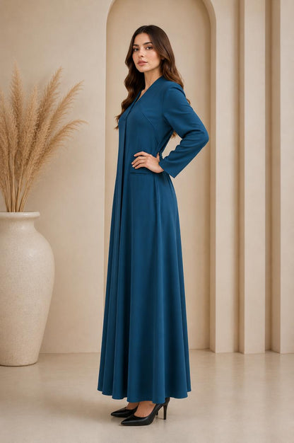 Elegant summer abaya in soft Korean Nada fabric