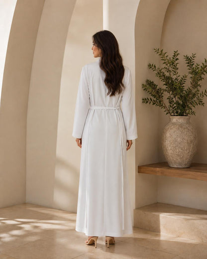 Elegant summer abaya in soft Korean Nada fabric