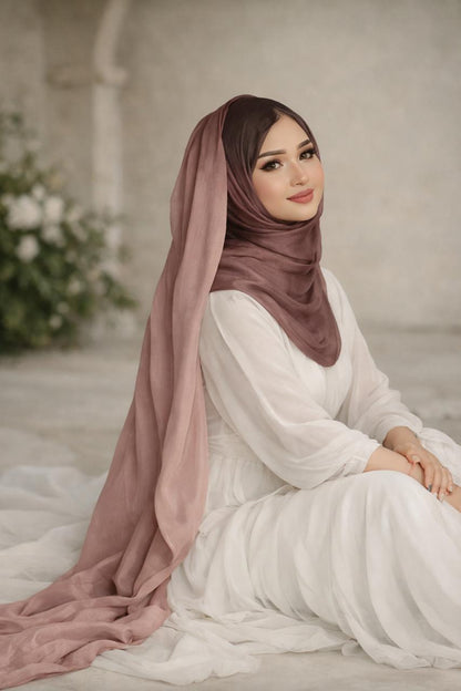 Women's Modal Printed Hijab Scarf - Soft & Breathable