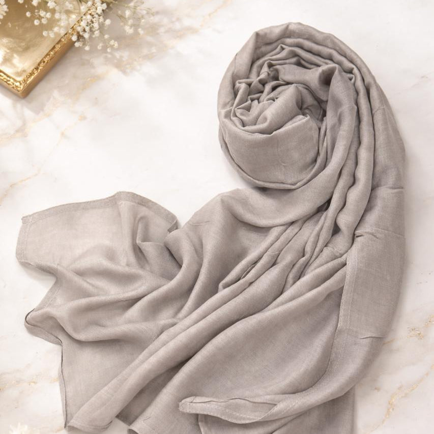Plus Size Soft & Breathable Solid Color Modal Hijab