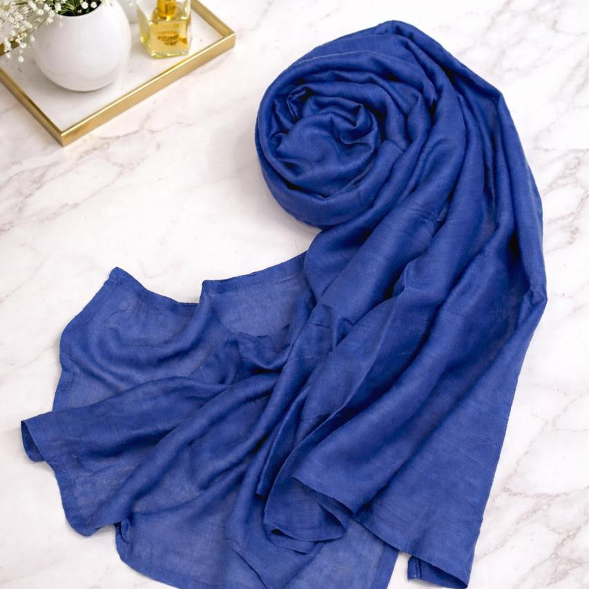 Plus Size Soft & Breathable Solid Color Modal Hijab