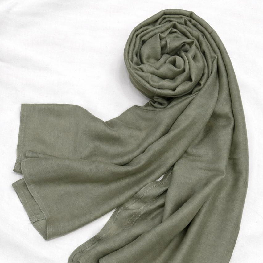 Plus Size Soft & Breathable Solid Color Modal Hijab