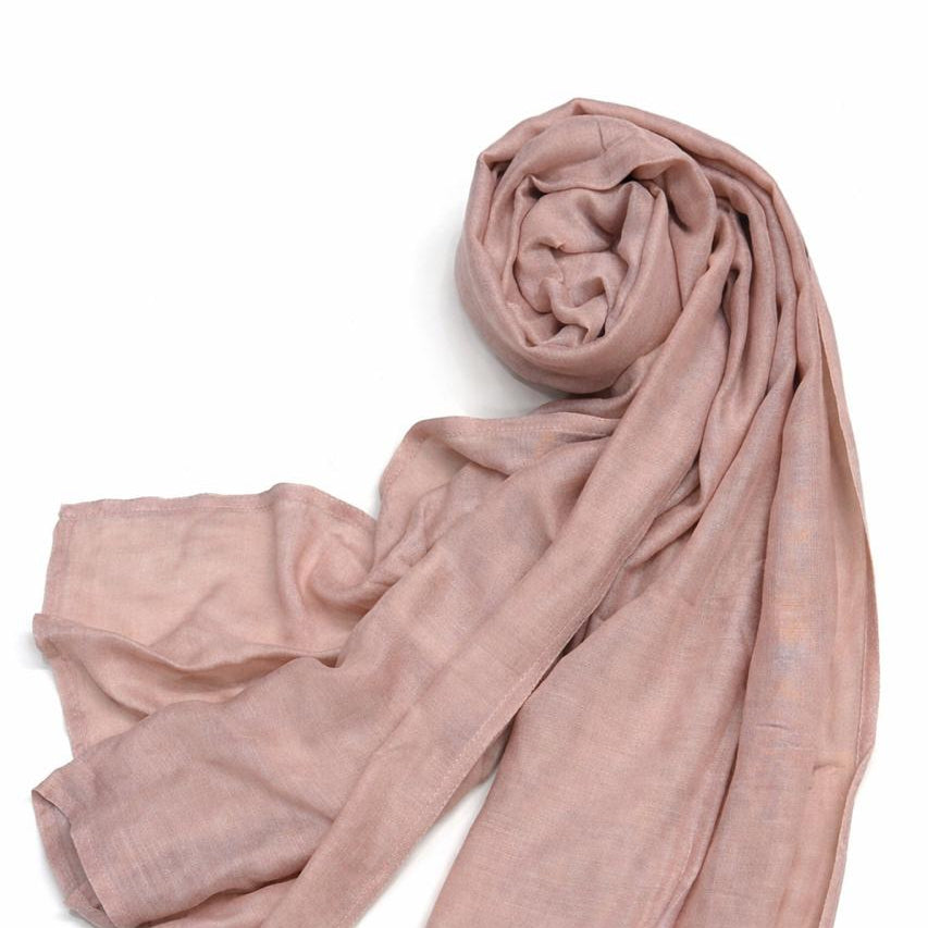 Plus Size Soft & Breathable Solid Color Modal Hijab