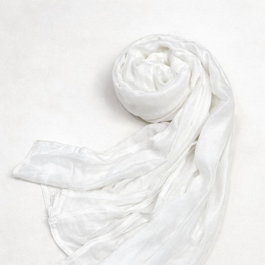 Plus Size Soft & Breathable Solid Color Modal Hijab